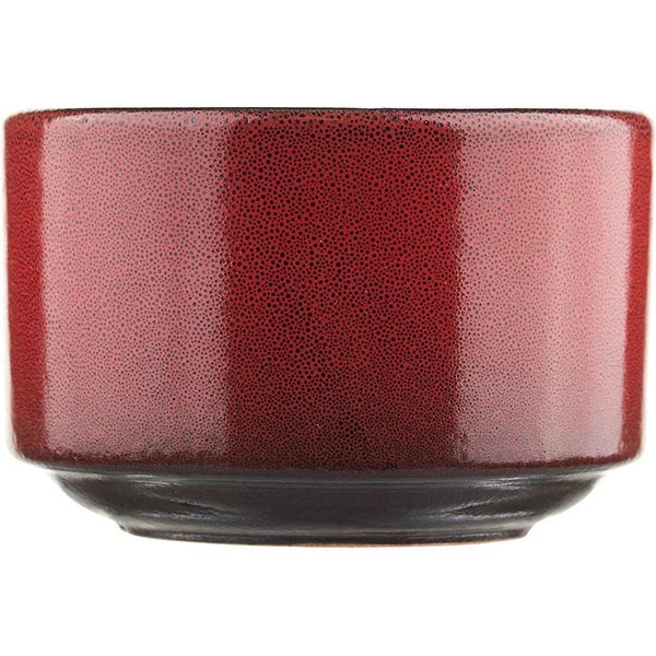 Сахарница «Млечный путь красный»;фарфор;350мл;красный,черный