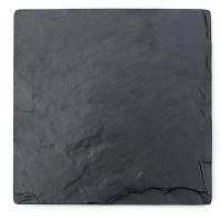 Блюдо для подачи «Слэйт»;пластик;,L=25,4,B=25,4см;черный