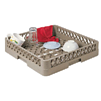 Кассета для посуды «Проотель» Hвнутр.=85мм;полипроп.;,H=10,L=50,B=50см;бежев.