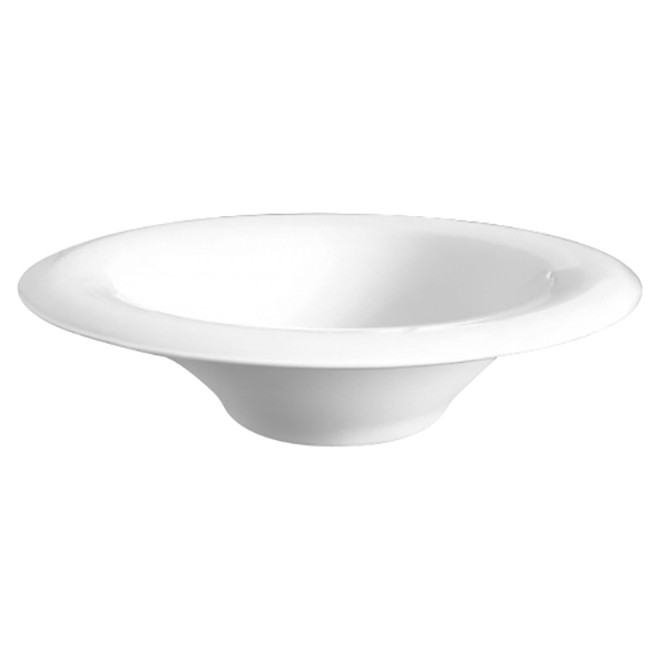 Тарелка глубокая «Белая» Эстет;фарфор;0,5л;D=22,H=6см;белый