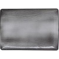 Блюдо «Свелл» прямоугольное;керамика;,L=32см;черный