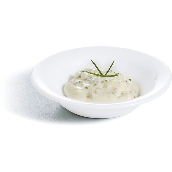 Блюдо «Ресторан» для фруктов;стекло;100мл;D=120,H=25мм;белый