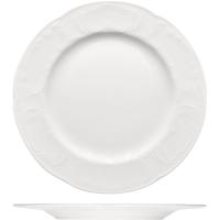 Тарелка «Моцарт» мелкая;фарфор;D=25,H=2см;белый