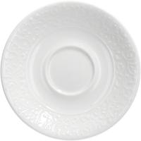 Блюдце «Жасмин»;фарфор;D=11,5см;белый