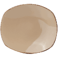 Тарелка глубокая «Террамеса Вит»;фарфор;,H=6,L=31,B=26см;бежев.