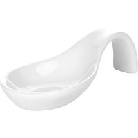 Ложка для комплимента «Мини Пати»;фарфор;30мл;,L=13/7см;белый