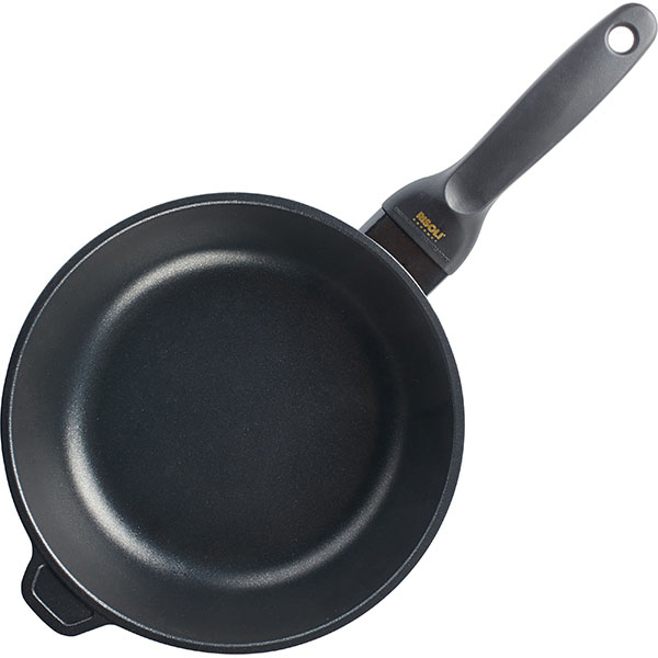 Сотейник (индукция);алюм.литой,тефлон;2л;D=24,H=11,L=48см;черный