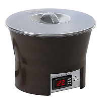 Мармит д/шоколада (+25+90С);пластик,нейлон;3,5л;D=27,H=19,L=20,B=21см;200вт;коричнев.,серый