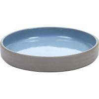 Салатник «Даск»;керамика;D=12,H=2см;серый,голуб.