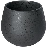 Стакан для горячих напитков Nutty;фарфор;150мл;черный