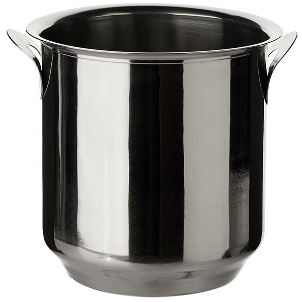 Емкость для льда «Проотель»;сталь нерж.;2,2л;D=16,H=16,B=18см;металлич.