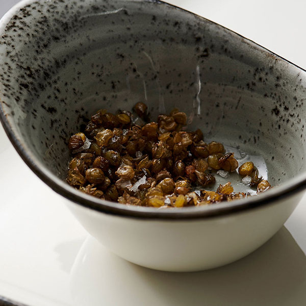 Салатник «Урбан»;фарфор;125мл;,H=55,L=130мм;серый