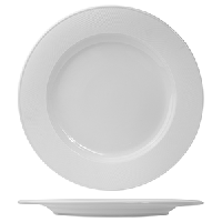 Блюдо «Нью Граффити» круглое;фарфор;D=300,H=22мм;белый