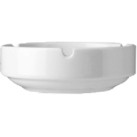 Пепельница «Акапулько»;фарфор;D=105,H=55мм;белый