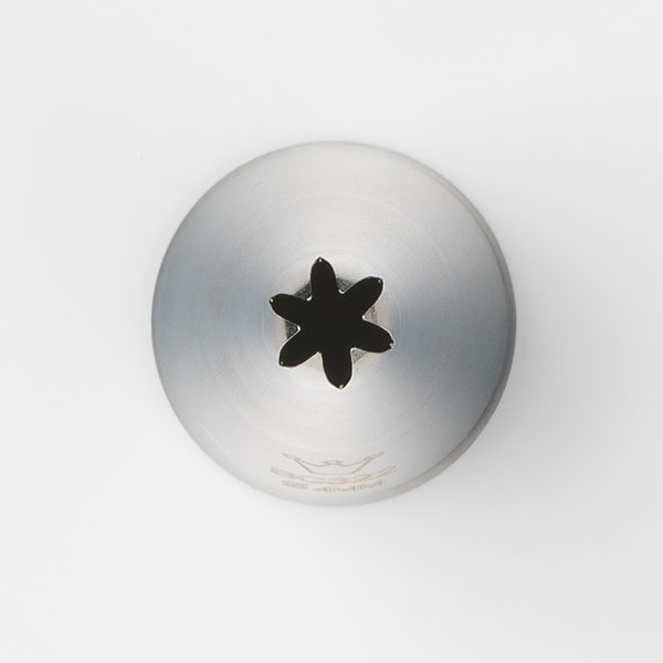 Насадка кондитерская «Закрытая звезда»[5шт];сталь нерж.;D=25/4,H=47мм