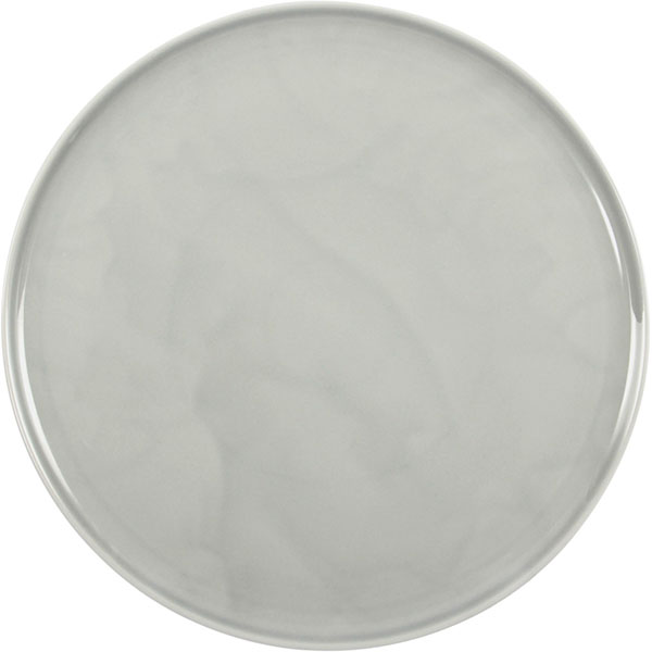 Блюдо для пиццы «Акварель» Принц;фарфор;D=320,H=11мм;свет.-сер.