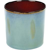 Салатник «Цилиндр»;керамика;250мл;D=75,H=75мм;серый,коричнев.