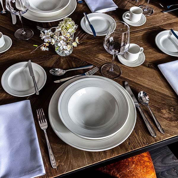 Салатник «Бид»;фарфор;D=28,5см;белый