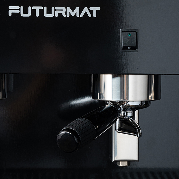 Кофемашина «Futurmat Ottima EVO Semiaut 2»;сталь оцинк.;11л;,H=42,L=52,B=71см;2,8Квт;черный