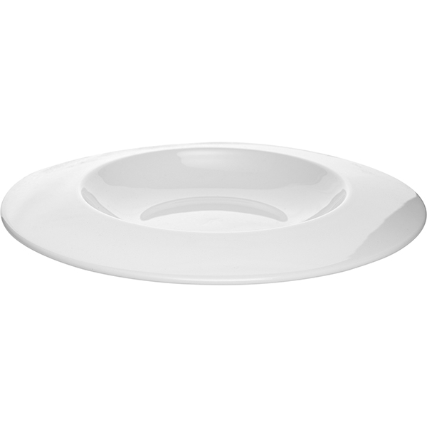 Блюдо «Флоат Вайт»;фарфор;445мл;D=305,H=35мм;белый