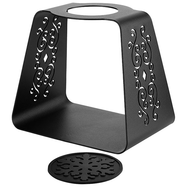 Дрип-станция для пуровер и аэропресса;сталь;D=70,H=165,B=190мм;черный