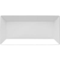 Блюдо «Классик» прямоугольное;фарфор;,L=22,B=11см;белый