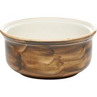 Супница «Крафт» без крышки;фарфор;3л;D=24,3,H=11см;коричнев.