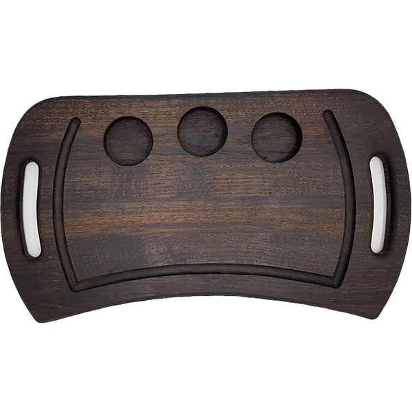 Доска для подачи;дуб;,H=25,L=500,B=280мм;черный дуб