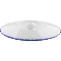 Крышка для чашки бульонной «Блю дэппл» арт.1710 0828;фарфор;D=13см;белый,синий