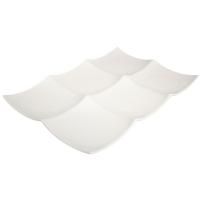 Менажница 6 ячеек «Кассиопея»;фарфор;,L=29,B=19см;белый