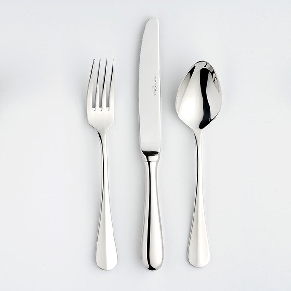 Вилка столовая «Багет»;сталь нерж.;,L=210/70,B=3мм;металлич.