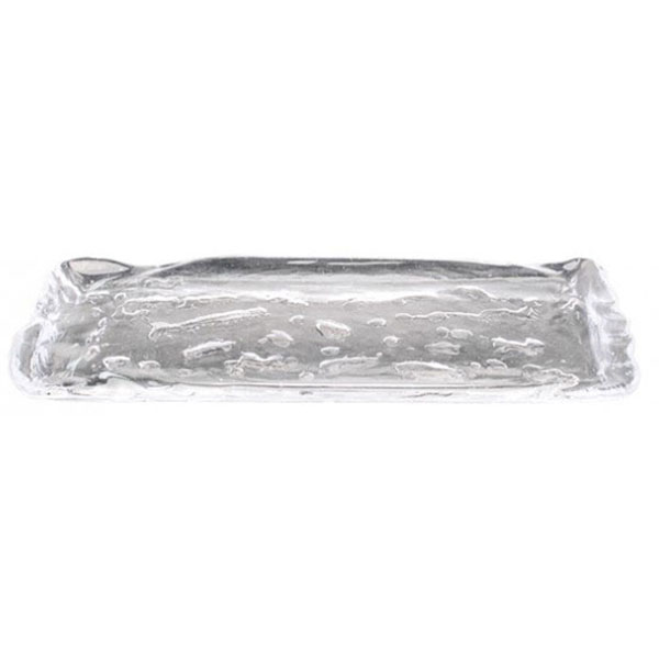 Блюдо сервировочное «Фрост»;стекло;,L=34,B=11см;прозр.