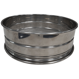 Сито;сталь нерж.;D=21,H=48см;металлич.