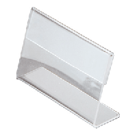 Ценникодержатель;пластик;,H=6,L=11,B=3см;прозр.
