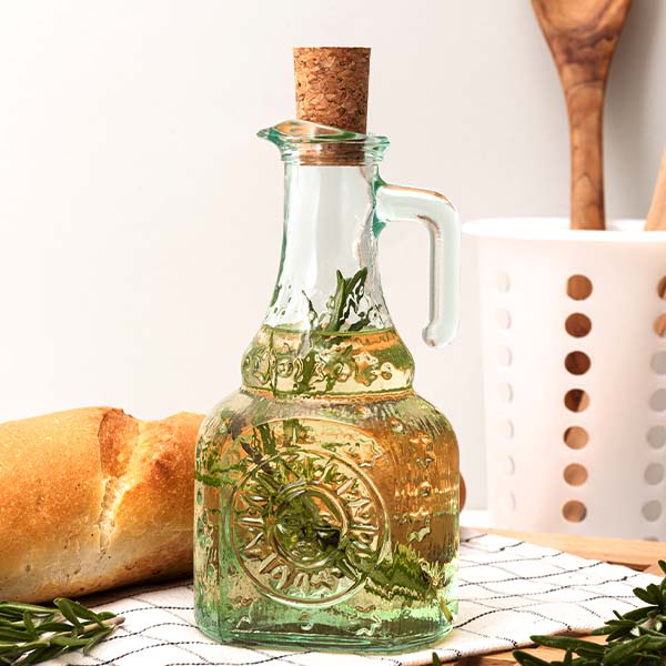 Бутылка-графин масло/уксус «Хелиос»;стекло;240мл;,H=150,L=75,B=60мм;прозр.