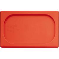 Крышка для гастроемкости GN 1/4;полипроп.;,H=20,L=265,B=162мм;красный