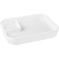 Менажница «Кунстверк»;фарфор;,H=35,L=190,B=140мм;белый