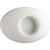 Подсвечник «Изабелл»;фарфор;,H=38,L=170,B=86мм;белый