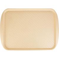 Поднос прямоугольный;полипроп.;,L=45,B=35см;бежев.