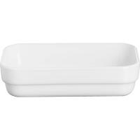 Салатник «Ресторан»;стекло;250мл;,H=35,L=140,B=90мм;белый