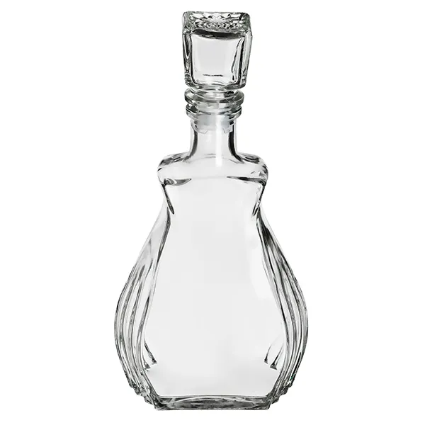 Штоф «Луи» с пробкой;стекло;0,5л;D=30,H=185,L=115,B=60мм;прозр.