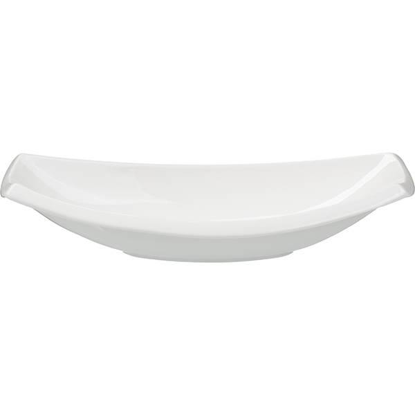 Салатник «Кунстверк» лодочка;фарфор;460мл;,H=55,L=300,B=120мм;белый