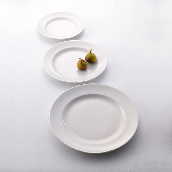 Блюдо «Монако Вайт» овальное;фарфор;,H=12,L=330,B=260мм;белый