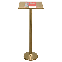 Доска д/меню 3-части;хромоник. сталь;,H=120,L=44,B=35см;золотой