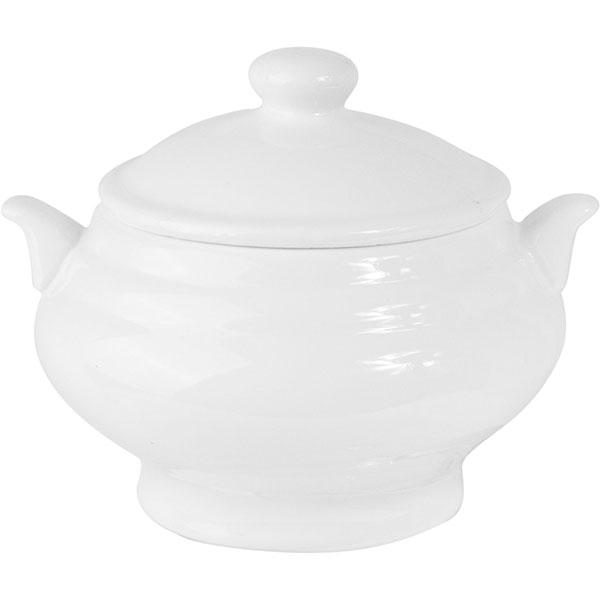 Чашка бульонная «Кунстверк»;фарфор;350мл;D=90,H=110,L=145мм;белый
