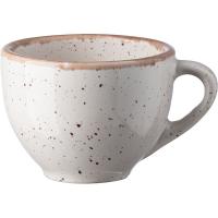 Чашка чайная «Пунто Бьянка»;фарфор;350мл;D=95,H=75мм;белый,черный