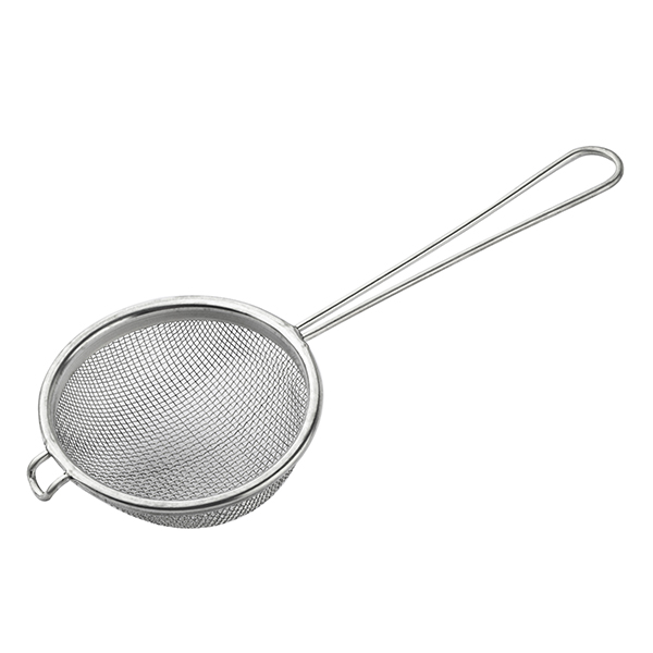 Сито с ручкой;сталь нерж.;D=7,L=18см;стальной