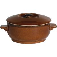 Чашка бульонная «Террамеса Мокка» б/крышки;фарфор;450мл;D=12,H=6см;тем.корич.