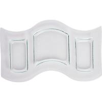 Менажница-лист «Клиа Трэй»;стекло;,H=2,L=36,B=22см;прозр.