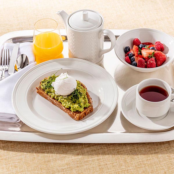 Салатник «Бид»;фарфор;D=16,5см;белый